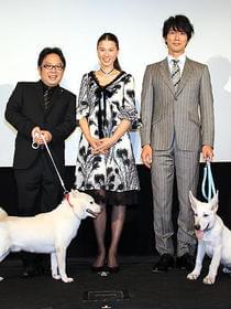白い犬同士で互いを意識?「ボルト」