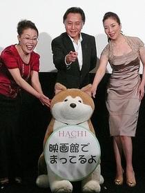 劇場でハチが待っています「HACHI 約束の犬」