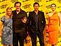 ブラピはジャック・スパロウ風のヒゲ姿で来日「イングロリアス・バスターズ」