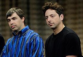 グーグルの創業者の2人「ソーシャル・ネットワーク」