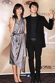 韓国で会見した松嶋菜々子とソン・スンホン「ゴースト もういちど抱きしめたい」