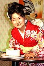 ファンの声援に笑顔
