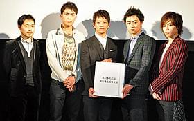 キャストと被災者支援を呼びかけ「BADBOYS」