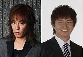 「ユルアニ?」の挿入歌と主題歌を担当する宇都宮隆(左)と若林正恭「オードリー」