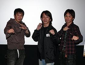 ドニー・イェンの魅力を語った大内貴仁氏、 谷垣健治氏、下村勇二氏(左から)「孫文の義士団」