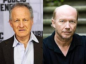 新作でタッグを組むマイケル・マン(左)とポール・ハギス「黄金」