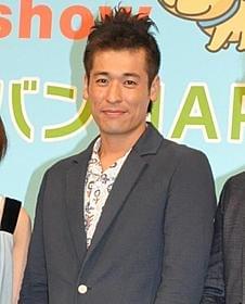「ロック わんこの島」の完成報告会見に出席した佐藤隆太「ロック わんこの島」