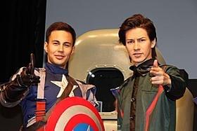 そっくり!?のふたりがイベントで共演「キャプテン・アメリカ ザ・ファースト・アベンジャー」