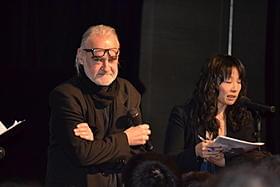 観客とのQ&Aに応じたタル・ベーラ監督「ニーチェの馬」