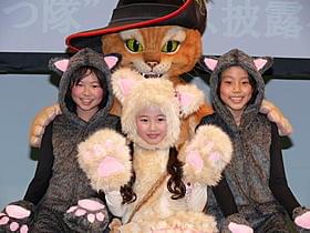 ネコダンスを披露した本田望結ちゃん「長ぐつをはいたネコ」