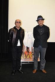 トークショーを行った宮台真司氏(右)と廣木隆一監督「ヴァイブレータ」