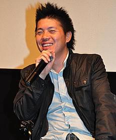 舞台挨拶に登壇した北村昭博「ムカデ人間」