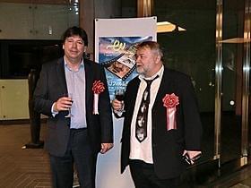ハンガリーからフォニョー・ゲルゲイ監督(左)が来日「水の中のナイフ」