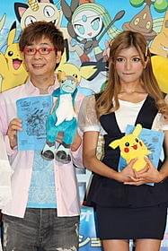 アフレコを行った山寺宏一とローラ「劇場版ポケットモンスター ベストウイッシュ キュレムVS聖剣士 ケルディオ」