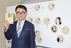 自ら描いた似顔絵を使って「清須会議」を説明した三谷幸喜「清須会議」