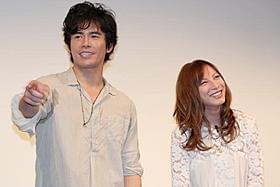 ファンからの質問に笑顔で答えたふたり「海猿」