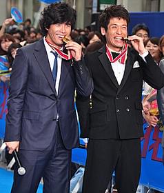 金メダルにご機嫌の伊藤英明と佐藤隆太「海猿」