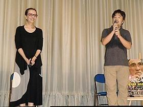 トークセッションを行ったヤン・ヨンヒ監督と長谷川三郎監督「かぞくのくに」
