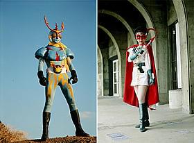 人気特撮「イナズマン」と「ポワトリン」「イナズマン」