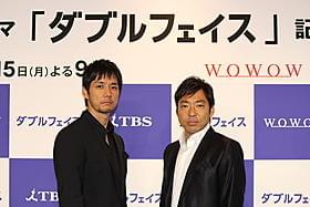 初の本格共演を果たした西島秀俊と香川照之「インファナル・アフェア」