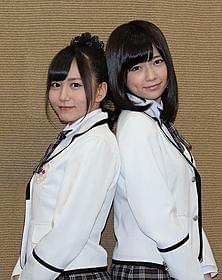 AKB48島崎遥香(右)と大場美奈「劇場版 私立バカレア高校」