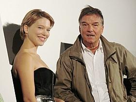 来日したレア・セドゥーとブノワ・ジャコー監督「マリー・アントワネットに別れをつげて」