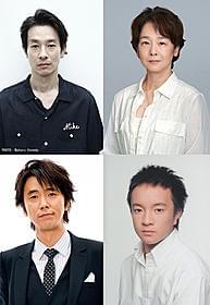 「はじまりのみち」に出演する(上段左から)加瀬亮、 田中裕子、濱田岳、ユースケ・サンタマリア「はじまりのみち」
