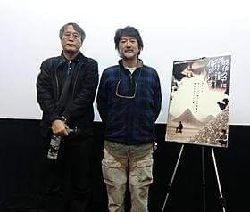 会田誠(右)と渡辺正悟監督「駄作の中にだけ俺がいる」