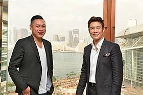 プレゼンテーションに出席したジョン・M・チュウ監督とイ・ビョンホン「G.I.ジョー」