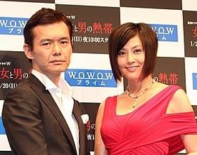 初共演を果たした渡部篤郎と藤原紀香「手紙」