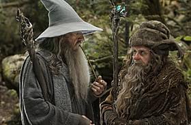動物好きのユーモラスなキャラクター“ラダガスト”(右)にも迫る!「ホビット 思いがけない冒険」