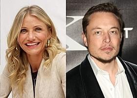 交際が噂されているキャメロン・ディアスとイーロン・マスク氏「アイアンマン」