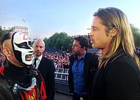 ブラッド・ピットとの対面を果たした鉄拳「Z」