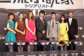 上川(中央)初主演作の会見に主要キャストほかが集結「二流小説家 シリアリスト」