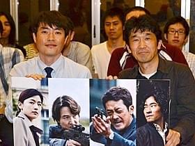来日したリュ・スンワン監督と篠崎誠監督「ベルリンファイル」