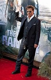 「ローン・レンジャー」プレミアに出席した ジョニー・デップ「ローン・レンジャー」