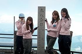 富士登山に挑戦したAeLL.