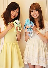 「モンスターズ・ユニバーシティ」の魅力を 熱く語った板橋美奈さん(右)と加古愛莉さん「モンスターズ・ユニバーシティ」