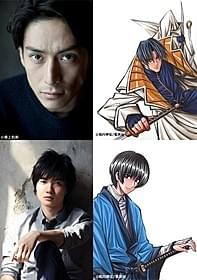四乃森蒼紫役の伊勢谷友介と瀬田宗次郎役の神木隆之介「るろうに剣心」