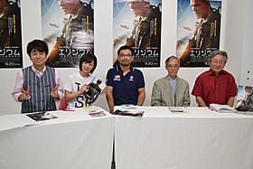 (左より)よゐこ有野、喜屋武、大和田、角田教授、石川氏「エリジウム」