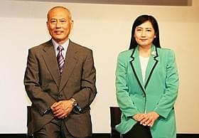 舛添要一氏と宮崎緑氏「セブン」