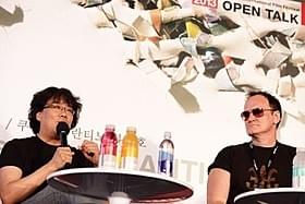 タランティーノ&ポン・ジュノ、釜山で夢の対談!「スノーピアサー」
