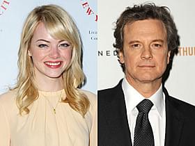エマ・ストーンとコリン・ファース「アメイジング・スパイダーマン」