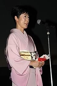 コンペティション部門で審査員を 務めた女優の寺島しのぶ「ウィ・アー・ザ・ベスト!」