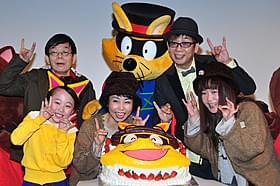 本田望結ちゃんはゾロリよりも イシシ、ノシシがお気に入り「映画かいけつゾロリ まもるぜ!きょうりゅうのたまご」