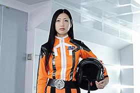 「地球防衛未亡人」に主演する壇蜜「地球防衛未亡人」