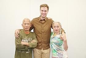 篠原有司男&乃り子夫妻とZ・ハインザーリング監督「キューティー&ボクサー」