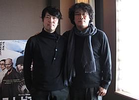 対談したポン・ジュノ監督と川村元気氏「寄生獣」