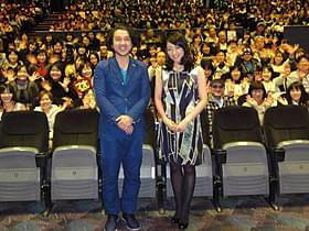 井上真央と飛び入り参加のムロツヨシ「永遠の0」