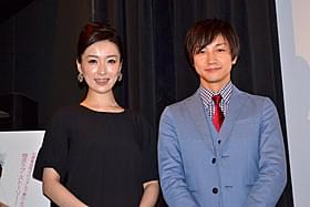 主演の永山たかしと瀬戸早妃「ナナとカオル」